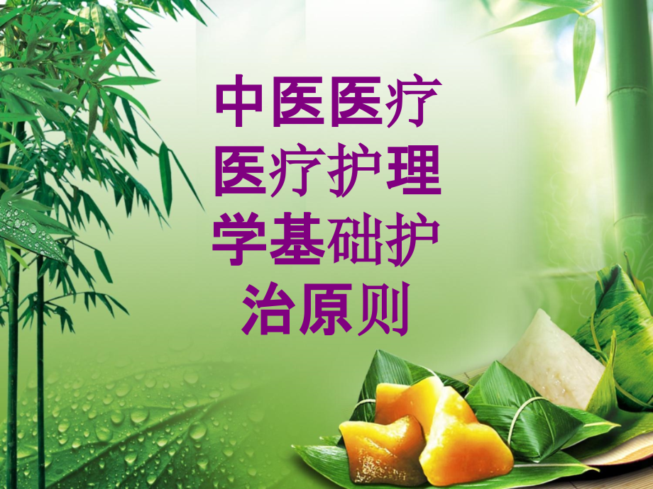 中医护理学基础护治原则.ppt_第1页
