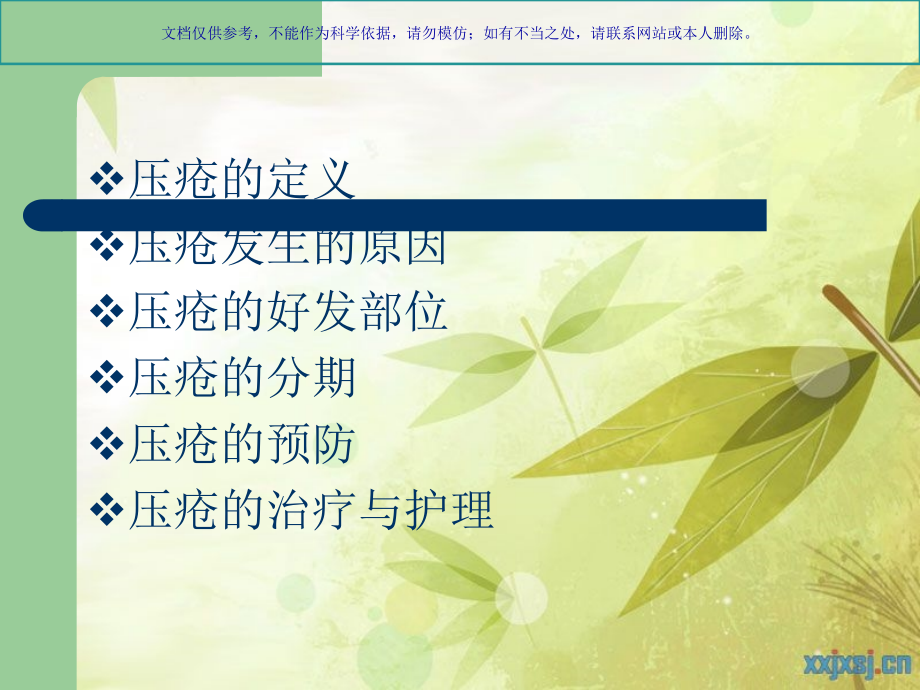 压疮专业医学知识宣讲课件.ppt_第2页