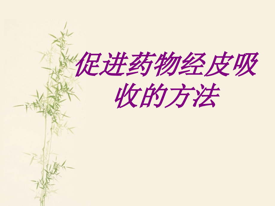 促进药物经皮吸收的方法.ppt_第1页