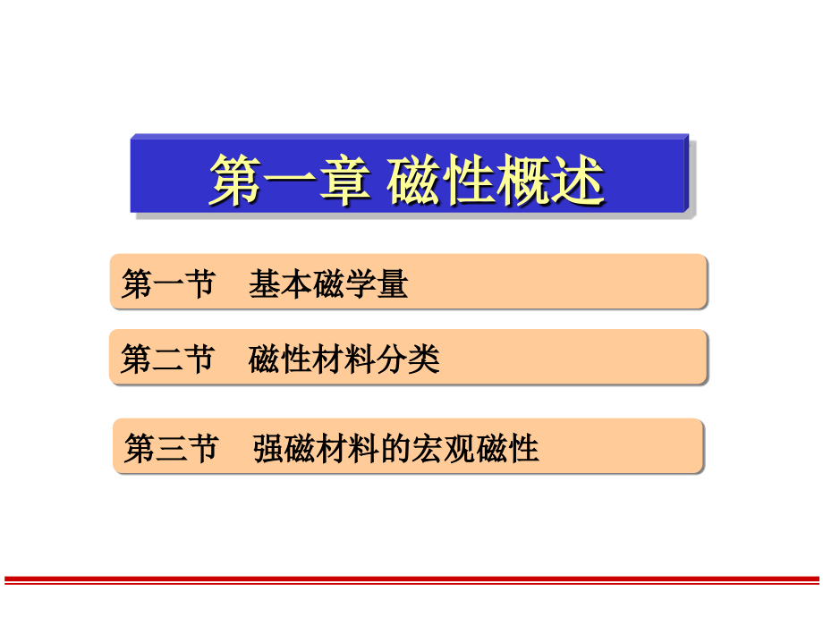 磁性材料-第1章-物质磁性概述.ppt_第1页