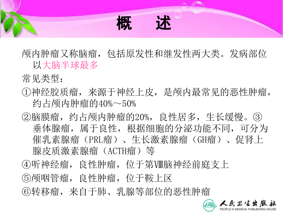 医学课件颅内肿瘤病人的护理.ppt_第2页