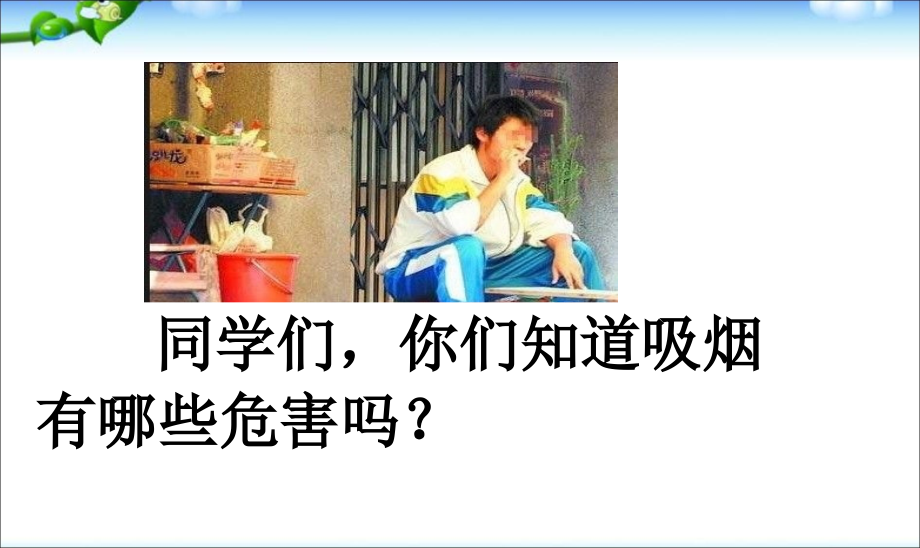 主题班会拒绝吸烟做健康青少年主题讲座.ppt_第2页