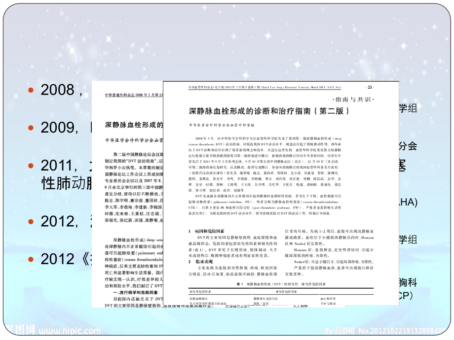 医学深静脉血栓形成的诊断和治疗指南专题.ppt_第2页