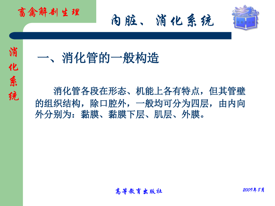 医学课件畜禽解剖生理内脏消化系统.ppt_第1页