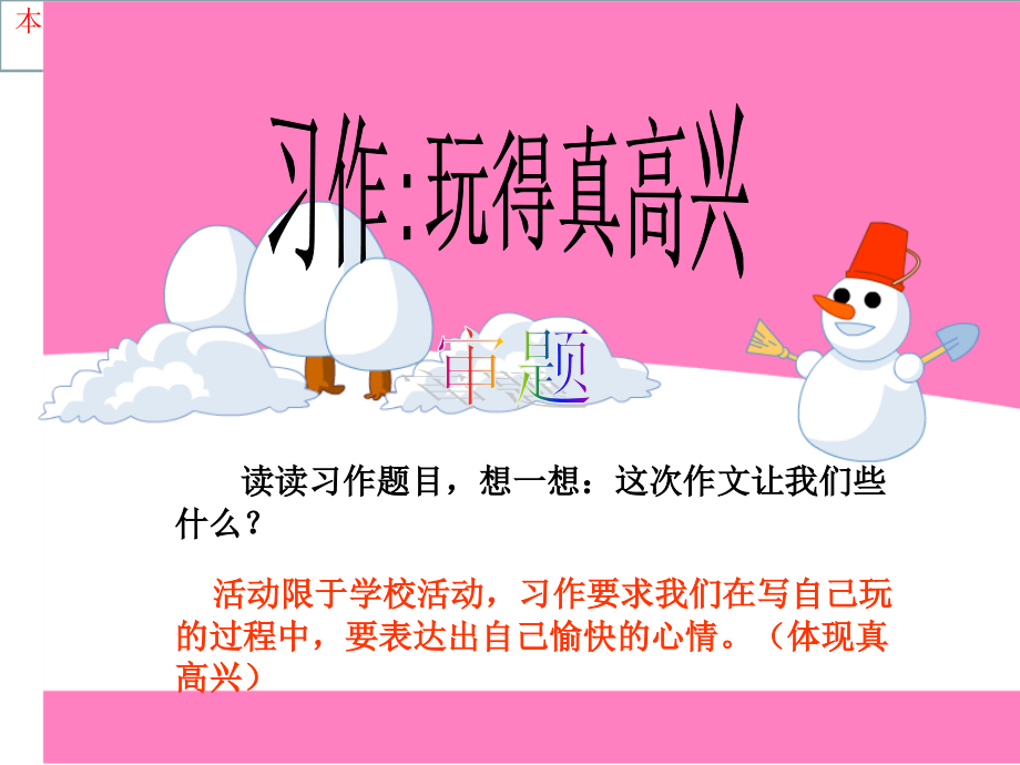 作文指导建议建议记一次活动玩得真高兴专业知识讲座.ppt_第1页