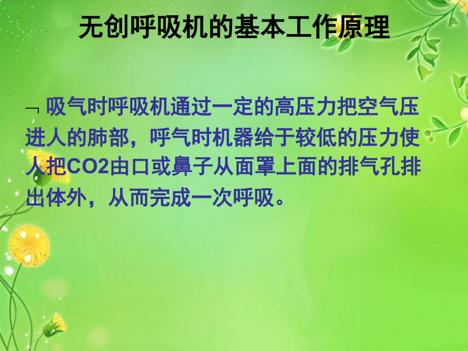 无创呼吸机的使用和维护.ppt_第2页