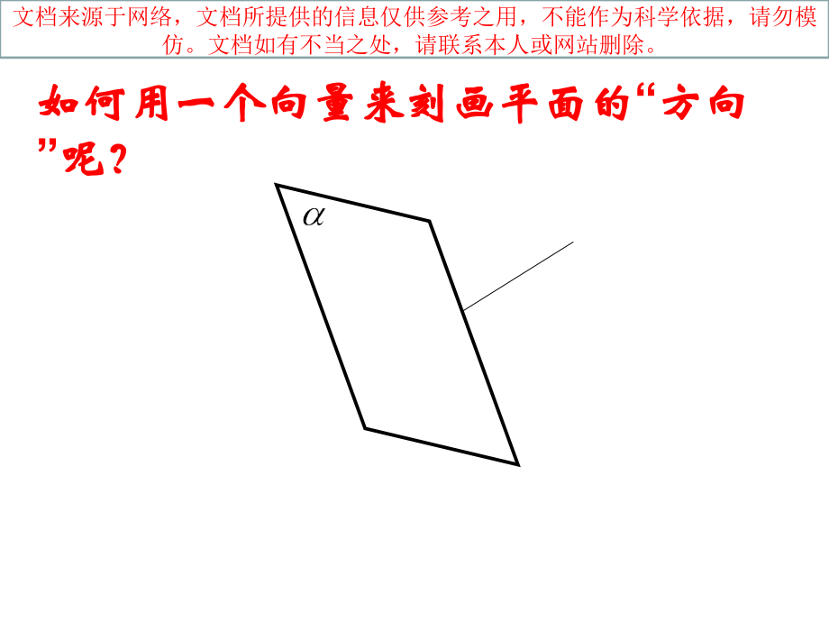 平面的法向量专业知识讲座.ppt_第2页