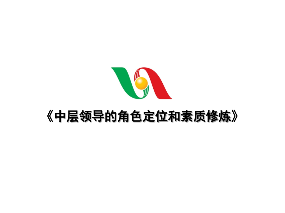 中层领导的角色定位和素质修炼.ppt_第1页