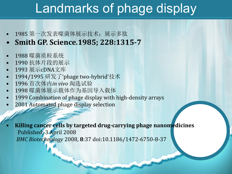 医学课件噬菌体展示技术.ppt_第2页