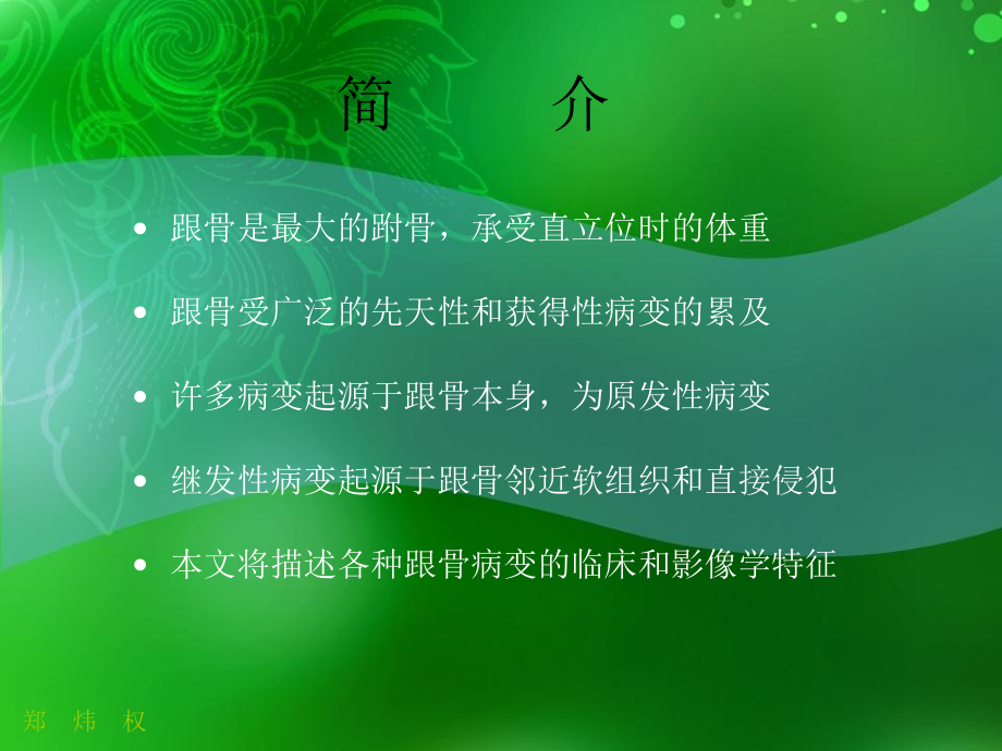 医学课件跟骨正常与变异.ppt_第1页