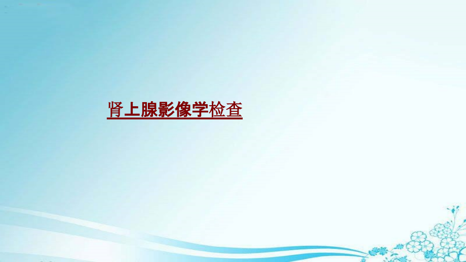 肾上腺影像学检查PPT培训课件.pptx_第1页
