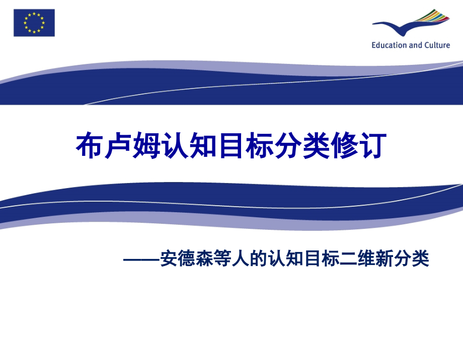 布鲁姆认知目标三维新分类学习资料.ppt_第1页