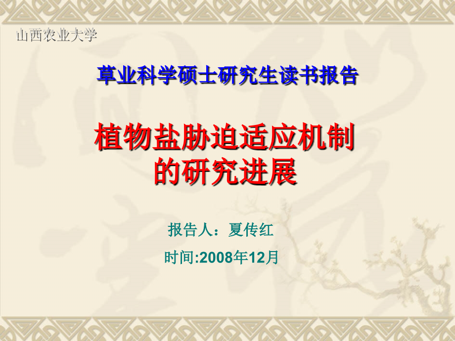 植物盐胁迫适应机制研究进展-.ppt_第2页