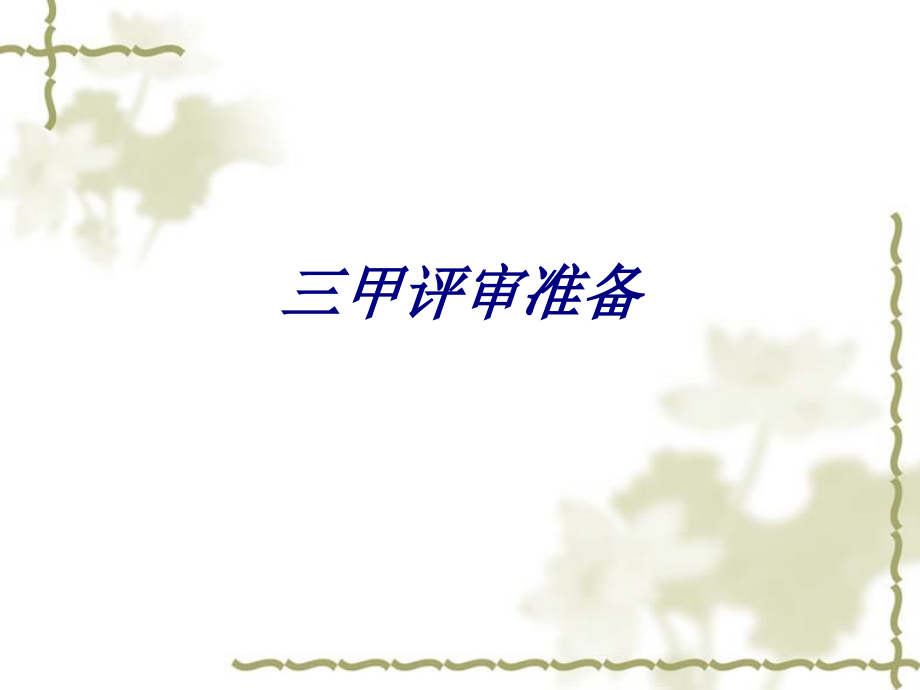 三甲评审准备PPT培训课件.ppt_第1页