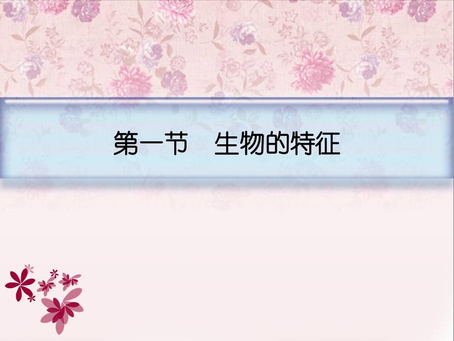 生物的特征说课稿一等奖公开课.ppt_第1页