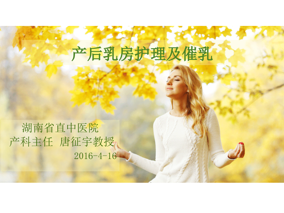 乳房护理及催乳-.ppt_第1页