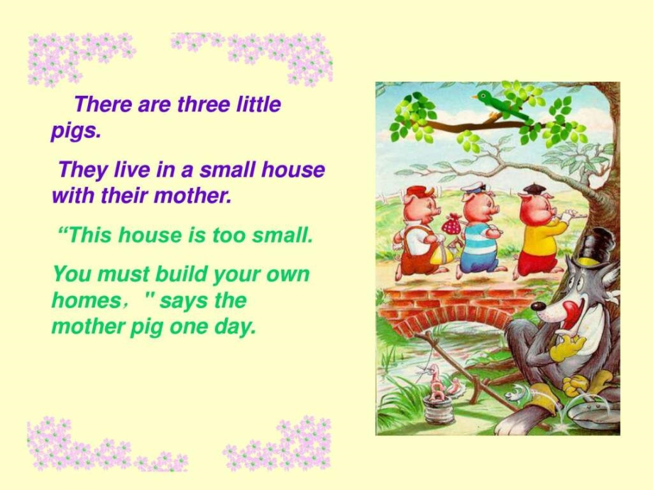 三只小猪Three-little-pigs英文故事课件-图文.ppt..ppt_第2页