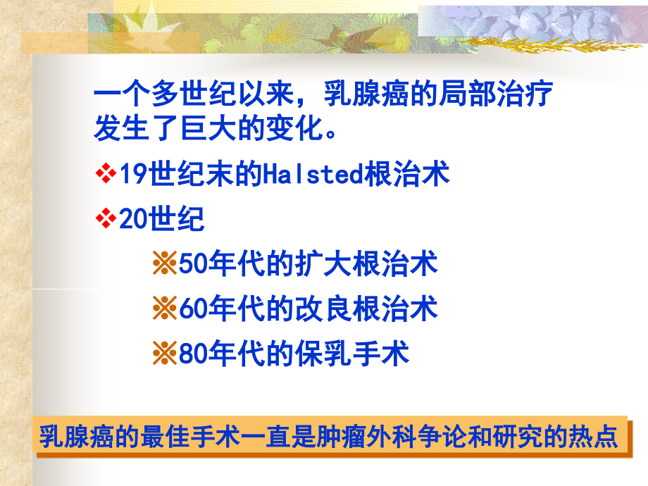 乳腺癌保乳手术的研究进展.ppt_第2页