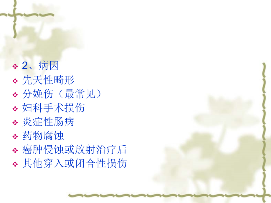 医学课件直肠阴道瘘专业医学知识宣讲.ppt_第2页