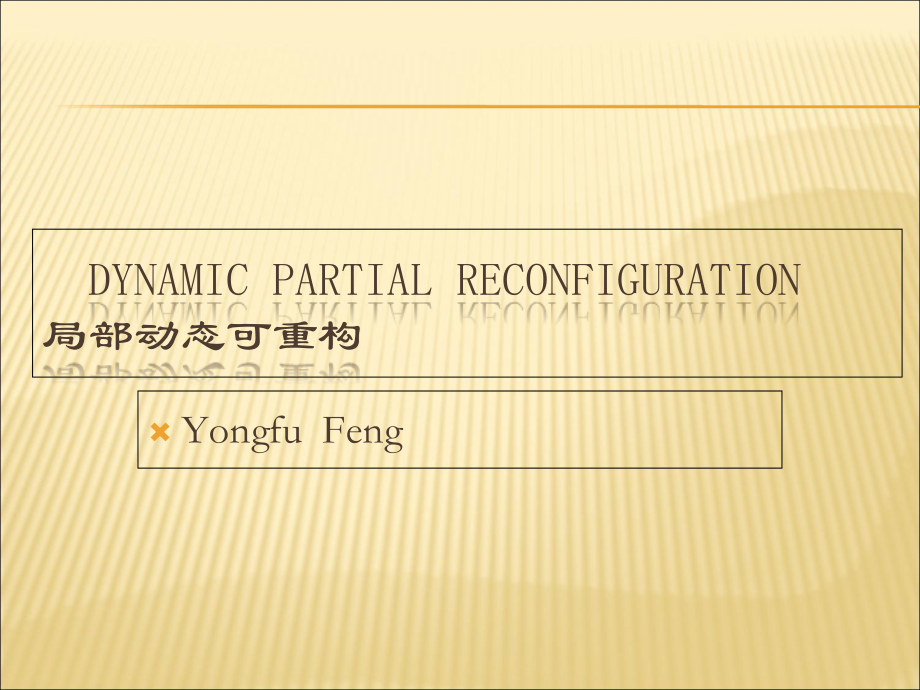 动态局部可重构ppt.ppt_第1页