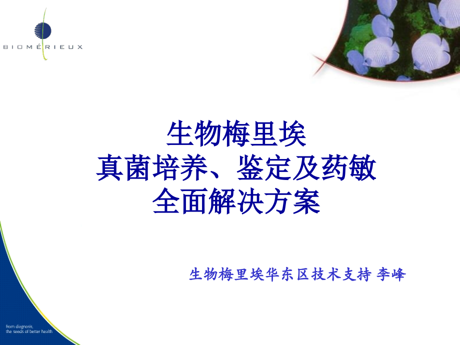 生物梅里埃真菌培养鉴定及药敏全面解决方案教程文件.ppt_第1页