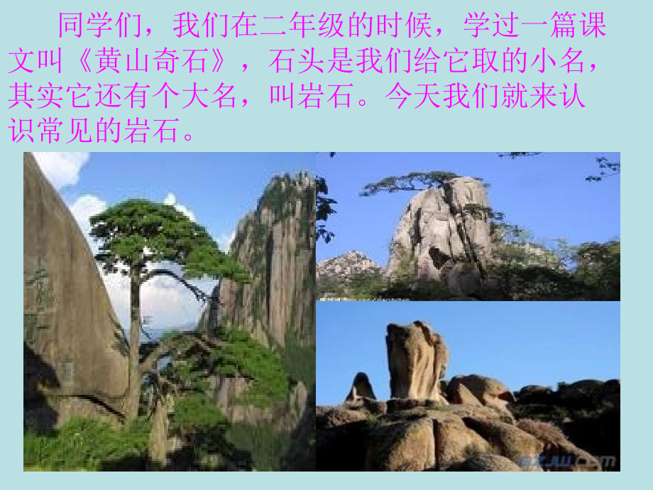 小学科学三年级下册《认识岩石》课件.ppt_第1页