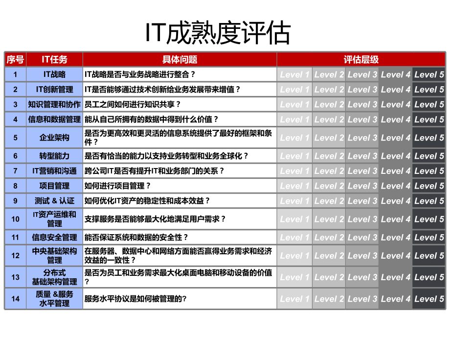 IT成熟度评估模型课件.pptx_第1页
