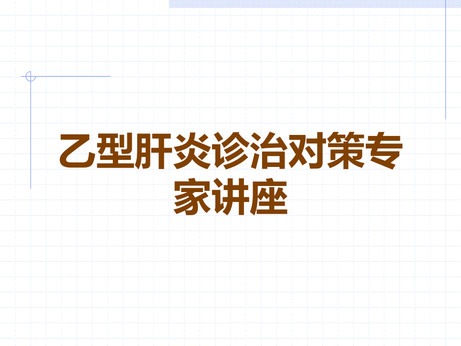 乙型肝炎诊治对策专家讲座.ppt_第1页