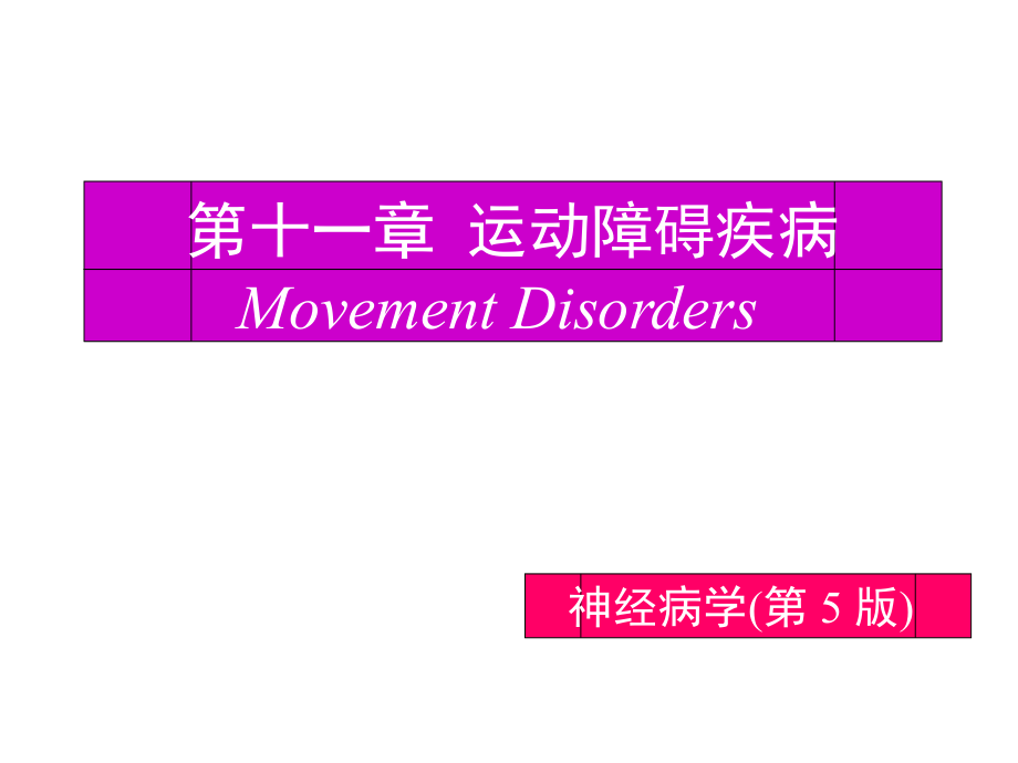 运动障碍性疾病复件.pptx_第1页