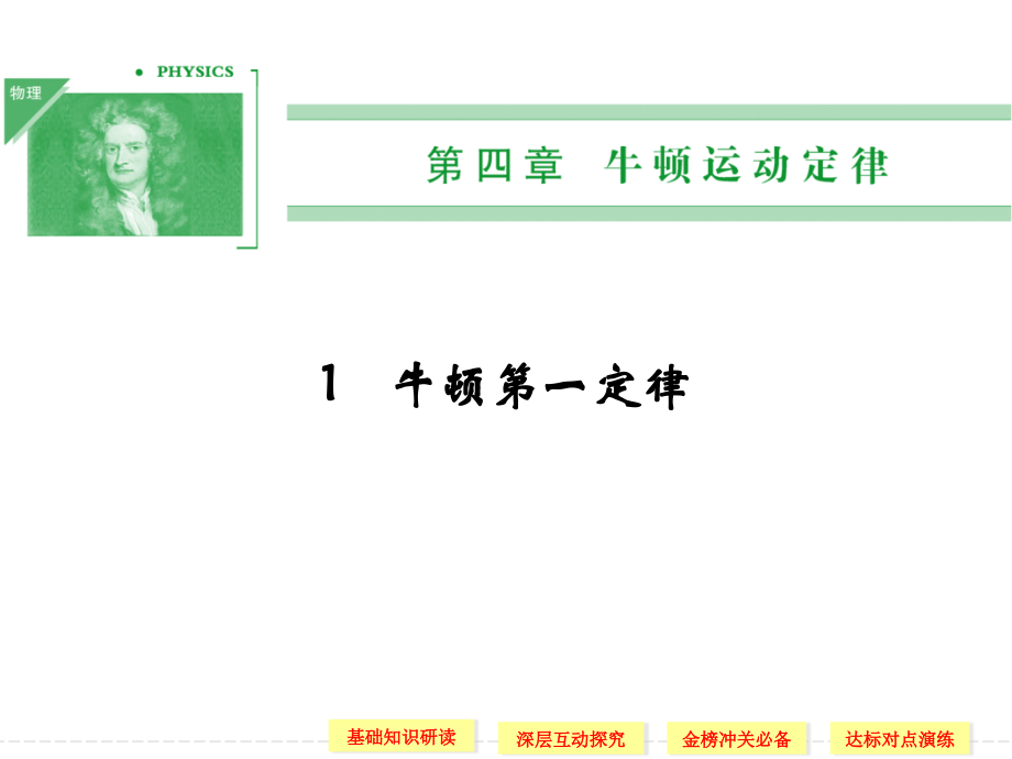 第四章1牛顿第一定律.ppt_第1页