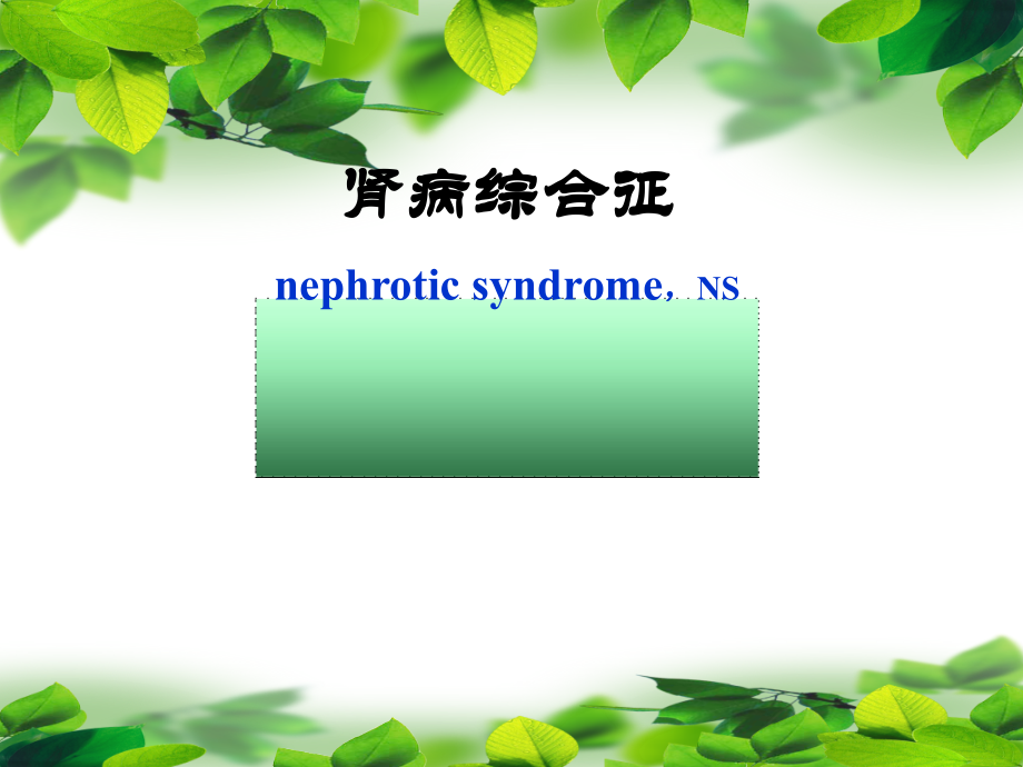 泌尿系统肾病综合征.pptx_第1页