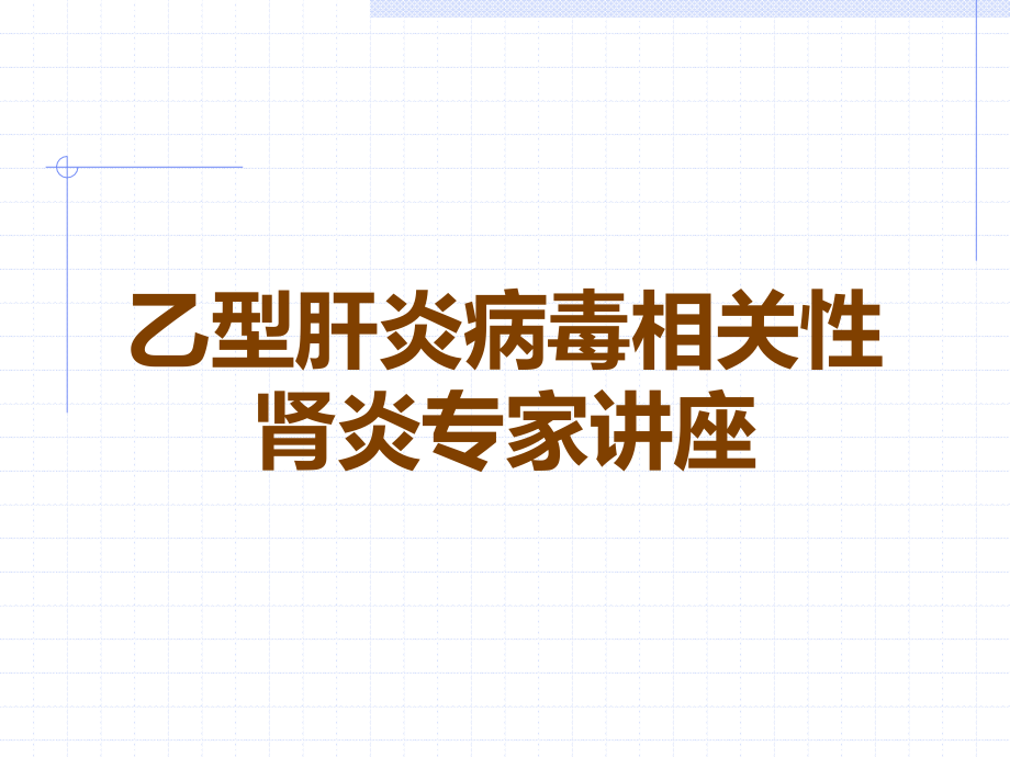 乙型肝炎病毒相关性肾炎专家讲座.ppt_第1页
