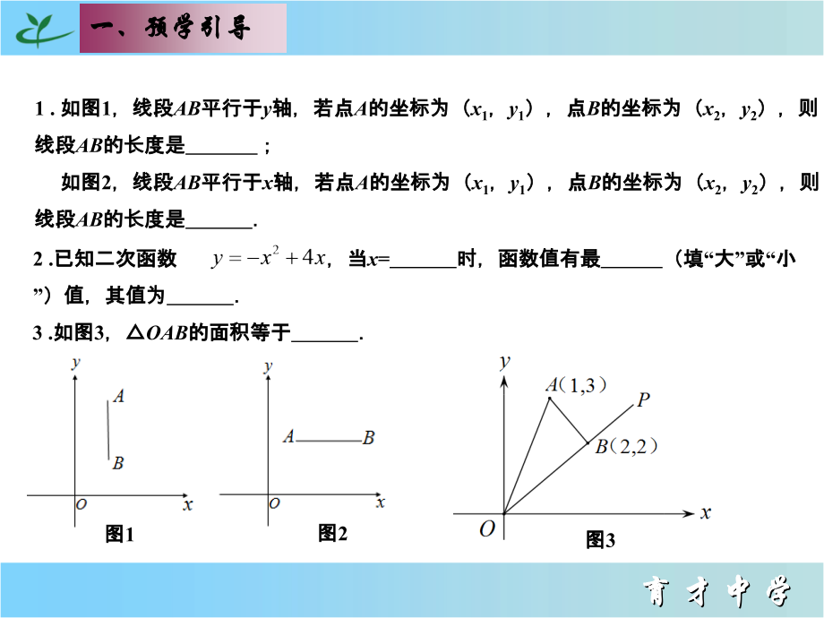 二次函数背景下线段的最值问题.ppt_第2页