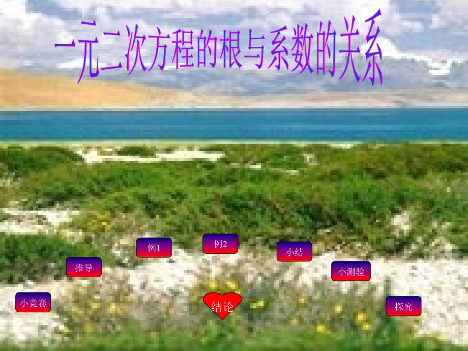 一元二次方程根与系数之间的关系教学设计.ppt_第2页