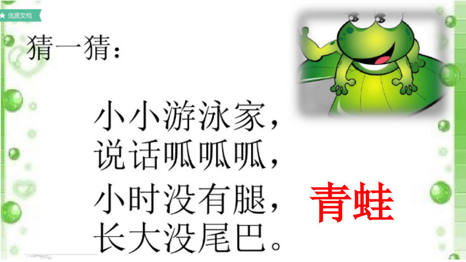 《小青蛙》PPT.pptx_第1页