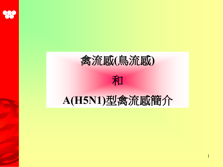 禽流感知识讲座.pptx_第1页