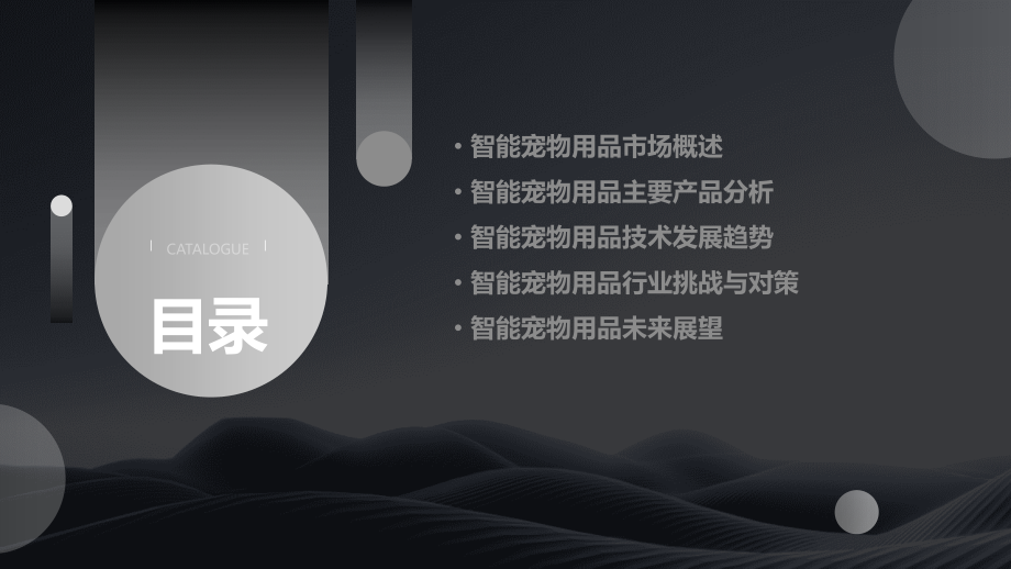 智能宠物用品分析报告模板.pptx_第2页