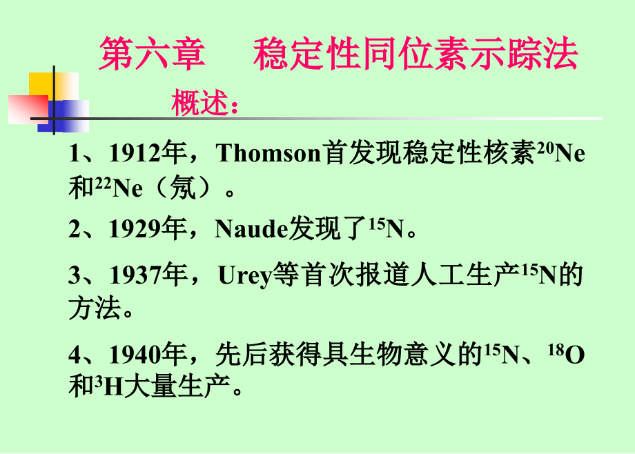 第六章_____稳定性同位素示踪法.ppt_第1页
