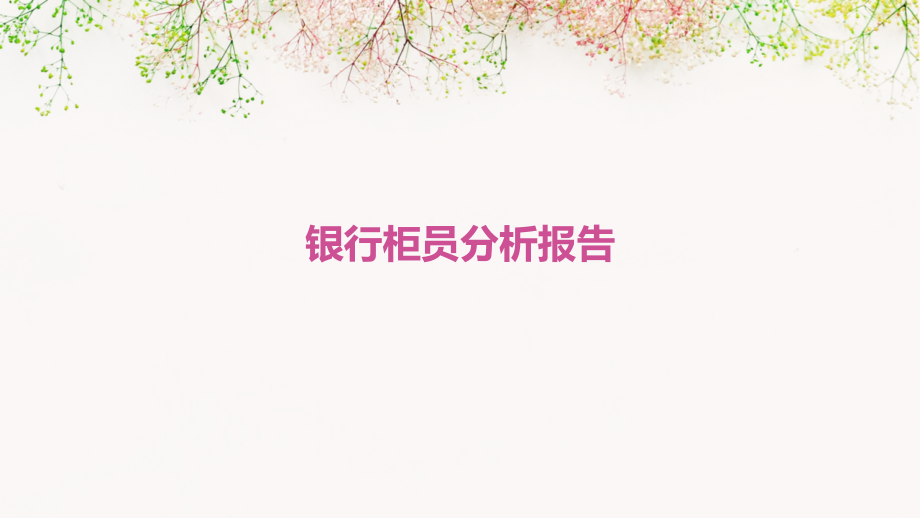 银行柜员分析报告.pptx_第1页