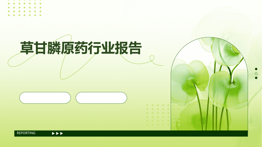 草甘膦原药行业报告.pptx_第1页