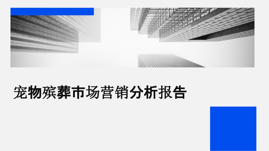 宠物殡葬市场营销分析报告.pptx_第1页