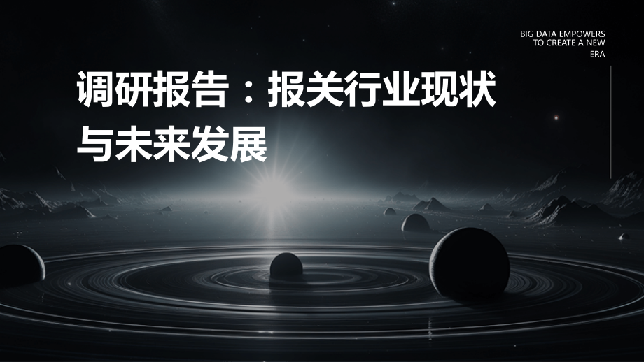 调研报关行业报告.pptx_第1页