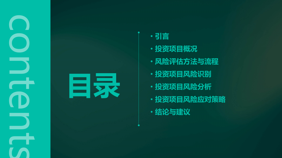 投资项目风险分析报告.pptx_第2页