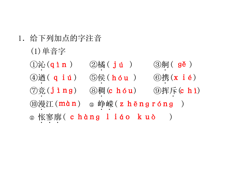 人教版-语文必修一-沁园春-长沙.ppt_第2页