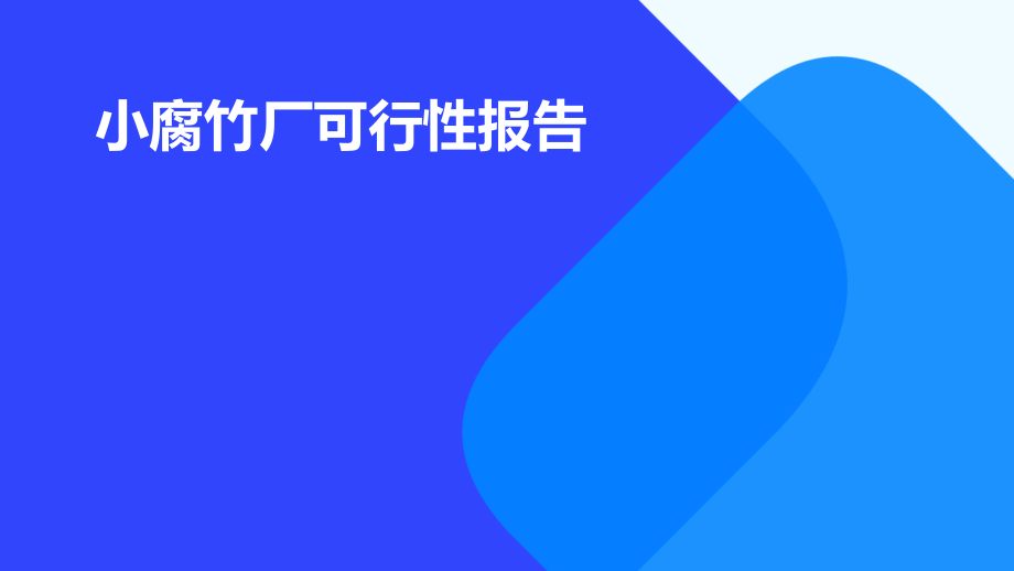小腐竹厂可行性报告.pptx_第1页