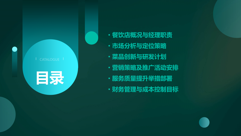 餐饮店经理工作计划书模板.pptx_第2页