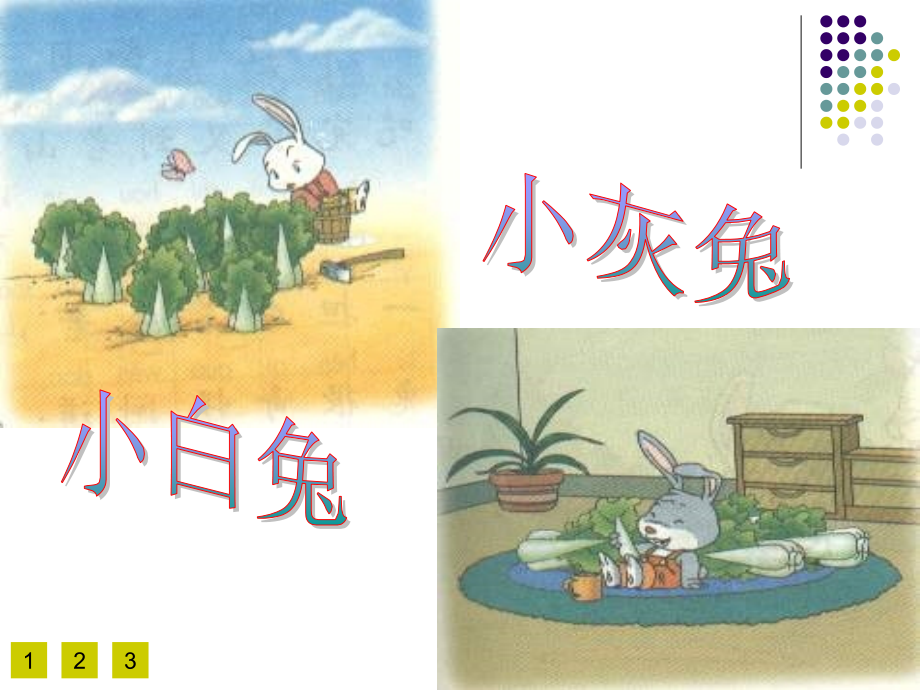 小白兔和小灰兔_.ppt_第2页