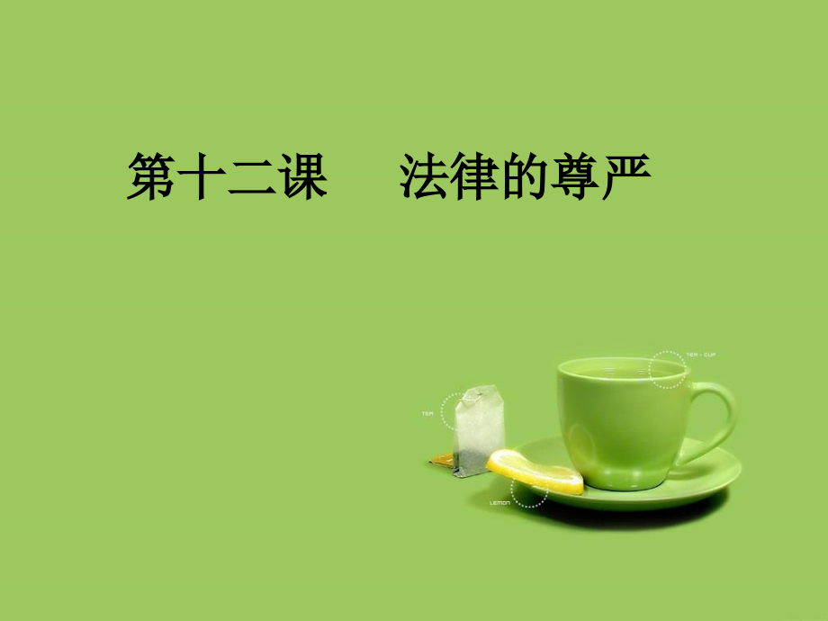 第12课法律的尊严.ppt_第1页