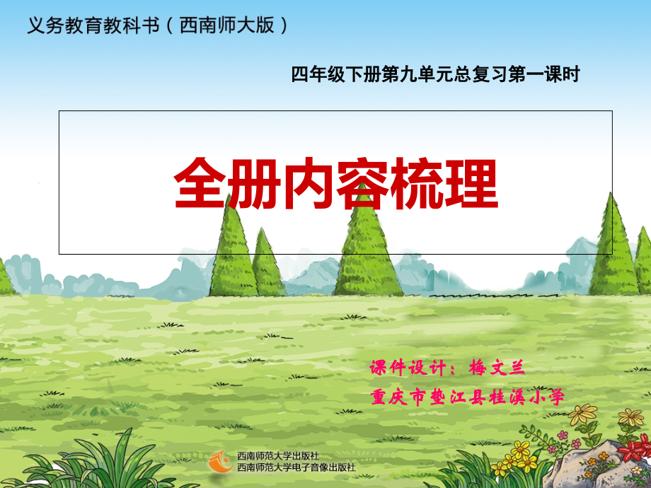 全册内容梳理(四下).ppt_第1页