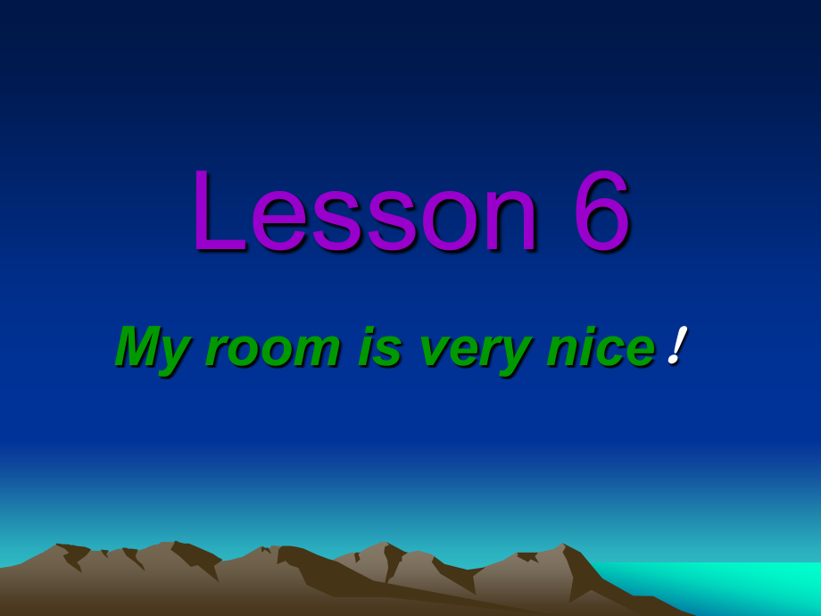 陕西旅游出版社六年级英语上册lesson6.ppt_第1页